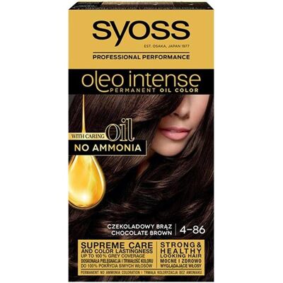 Syoss Oleo Intense Haarfarbe - Schokoladenbraun - Pflegendes Öl Syoss Oleo Intense Haarfarbe - Schokoladenbraun - Pflegendes Öl