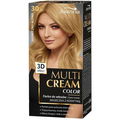 Joanna, Haarfarbe, Multi Cream Color Hair Dye 30.5 Sunnyond (Blond) Joanna, Haarfarbe, Multi Cream Color Hair Dye 30.5 Sunnyond (Blond)