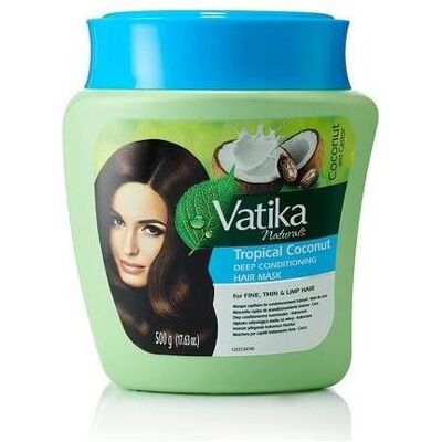 Vatika Naturals, Haarmaske, Dabur Kokosnuss Haarmaske 500g Vatika Naturals, Haarmaske, Dabur Kokosnuss Haarmaske 500g