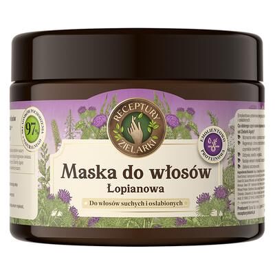 Eurus, Haarmaske, Receptury Zielarki Natural Hair Mask Burdock Strengthening And Regenerating (300 ml) Eurus, Haarmaske, Receptury Zielarki Natural Hair Mask Burdock Strengthening And Regenerating (300 ml)