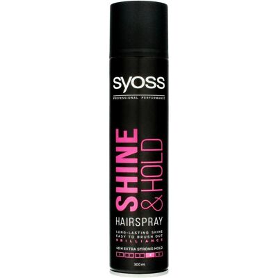 Schwarzkopf, Haarspray, Syoss Shine & Hold Extra Strength Haarspray 300ml (300 ml) Schwarzkopf, Haarspray, Syoss Shine & Hold Extra Strength Haarspray 300ml (300 ml)