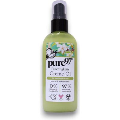 Pure97, Haaröl + Haarserum, Jasmin & Kokosnussöl Creme-Öl (100 ml) Pure97, Haaröl + Haarserum, Jasmin & Kokosnussöl Creme-Öl (100 ml)