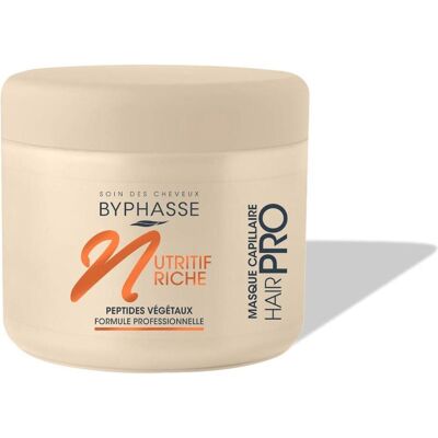 Byphasse, Haarmaske, Hair Pro Mascarilla Nutritiv 500ml. (500 ml) Byphasse, Haarmaske, Hair Pro Mascarilla Nutritiv 500ml. (500 ml)