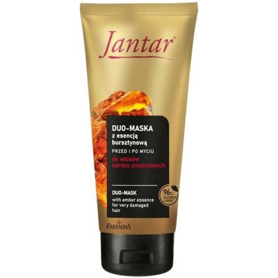 Farmona, Haarmaske, Jantar Duo Maske mit Bernstein-Essenz für sehr geschädigtes Haar 200ml (200 ml) Farmona, Haarmaske, Jantar Duo Maske mit Bernstein-Essenz für sehr geschädigtes Haar 200ml (200 ml)