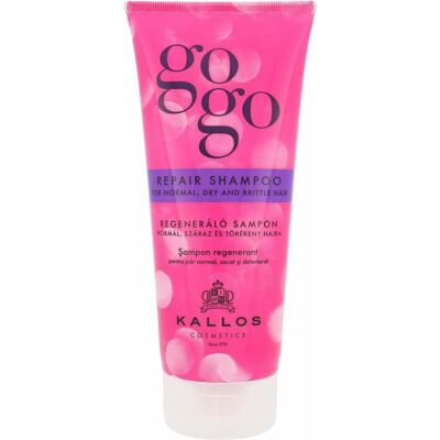 Kallos Cosmetics, Shampoo, Gogo Repair (Flüssiges Shampoo, 200 ml) Kallos Cosmetics, Shampoo, Gogo Repair (Flüssiges Shampoo, 200 ml)