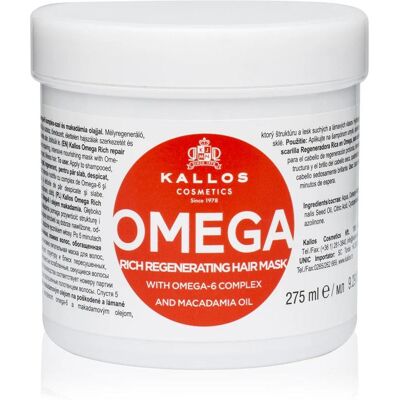 Kallos, Haarmaske, Omega Rich Repair Mask 275ml (275 ml) Kallos, Haarmaske, Omega Rich Repair Mask 275ml (275 ml)