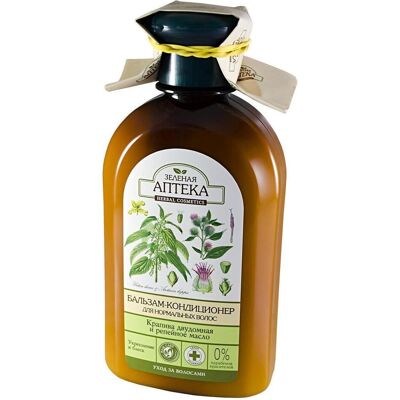 Schubiger, Conditioner, GREEN PHARMACY Odżywka do włosów normalnych Pokrzywa i Olej łopianowy 300 ml (300 ml) Schubiger, Conditioner, GREEN PHARMACY Odżywka do włosów normalnych Pokrzywa i Olej łopianowy 300 ml (300 ml)
