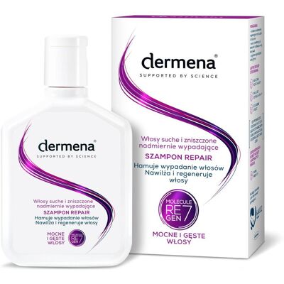 Dermena, Shampoo, Supported By Science Repair Shampoo für trockenes Haar (200 ml) Dermena, Shampoo, Supported By Science Repair Shampoo für trockenes Haar (200 ml)