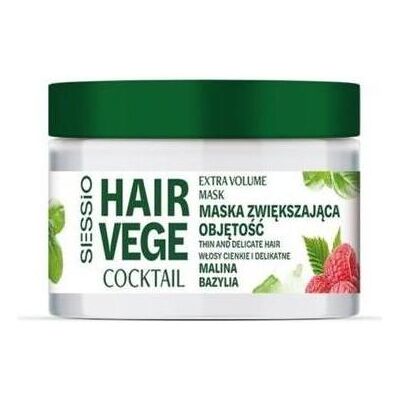 Sessio, Haarmaske, Vege Cocktail Hair Mask Raspberry&Basil 250G Sessio, Haarmaske, Vege Cocktail Hair Mask Raspberry&Basil 250G