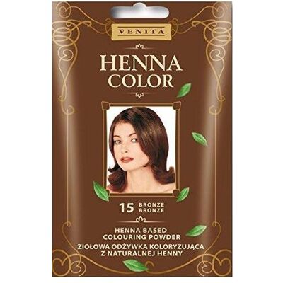 Venita, Conditioner, - Henna Color Herbal Coloring Conditioner From Natural Henna 15 Bronze 25G Venita, Conditioner, - Henna Color Herbal Coloring Conditioner From Natural Henna 15 Bronze 25G