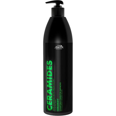 Joanna, Shampoo, Professionelles Ceramid Shampoo Haarkur mit Ananasduft und Ceramiden 1000ml (Flüssiges Shampoo, 1000 ml) Joanna, Shampoo, Professionelles Ceramid Shampoo Haarkur mit Ananasduft und Ceramiden 1000ml (Flüssiges Shampoo, 1000 ml)