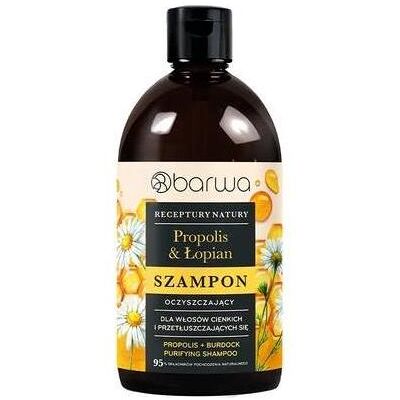 Barwa, Shampoo, Propolis + Burdock Cleansing Shampoo For Hair 380ml (Flüssiges Shampoo, 380 ml) Barwa, Shampoo, Propolis + Burdock Cleansing Shampoo For Hair 380ml (Flüssiges Shampoo, 380 ml)
