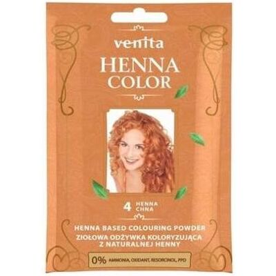 Venita, Conditioner, - Henna Color Herbal Coloring Conditioner From Natural Henna 4 Henna Chna 25G Venita, Conditioner, - Henna Color Herbal Coloring Conditioner From Natural Henna 4 Henna Chna 25G
