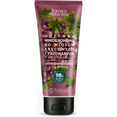 Barwa, Conditioner, Colour Natural Curl Conditioner For Curly And Wavy Hair Grape 200Ml (200 ml) Barwa, Conditioner, Colour Natural Curl Conditioner For Curly And Wavy Hair Grape 200Ml (200 ml)