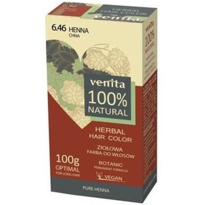 Venita, Haarfarbe, - Herbal Hair Color Herbal Hair Dye 6.46 Chna (6.46) Venita, Haarfarbe, - Herbal Hair Color Herbal Hair Dye 6.46 Chna (6.46)