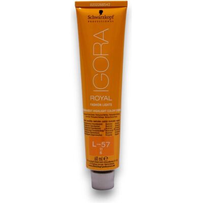 Schwarzkopf Igora Royal Fashion Lights L-57 - Haarfarbe Schwarzkopf Igora Royal Fashion Lights L-57 - Haarfarbe
