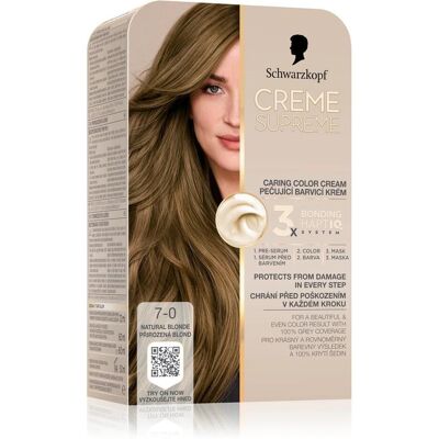 Garnier, Haarfarbe, Schwarzkopf Creme Supreme Hair Color Shade 70 Natural Dark Blonde (70 Natural Dark Blonde) Garnier, Haarfarbe, Schwarzkopf Creme Supreme Hair Color Shade 70 Natural Dark Blonde (70 Natural Dark Blonde)