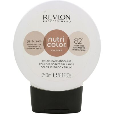 Revlon Nutri Color Filters Silber Beigetön Semi-permanente Haarfarbe - 240ml Revlon Nutri Color Filters Silber Beigetön Semi-permanente Haarfarbe - 240ml