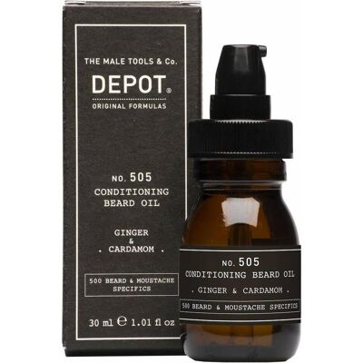 Depot, Bartpflege, No. 505 Conditioning Beard Oil - Ginger & Cardamom 30 ml Bartöl (30 ml) Depot, Bartpflege, No. 505 Conditioning Beard Oil - Ginger & Cardamom 30 ml Bartöl (30 ml)