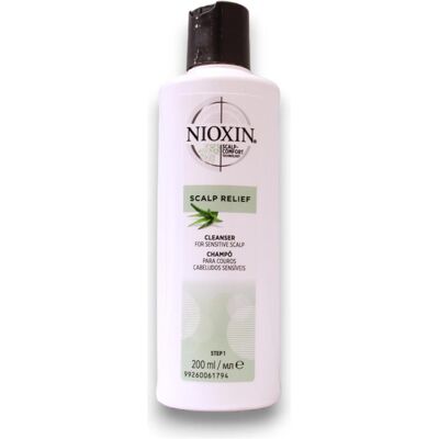 Nioxin, Shampoo, SCALP RELIEF cleanser for sensitive scalp 200 ml (Flüssiges Shampoo, 200 ml) Nioxin, Shampoo, SCALP RELIEF cleanser for sensitive scalp 200 ml (Flüssiges Shampoo, 200 ml)