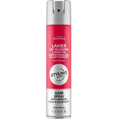 Joanna, Haarspray, Styling Effect Hairspray From Keratin Extra Strong 250Ml (250 ml) Joanna, Haarspray, Styling Effect Hairspray From Keratin Extra Strong 250Ml (250 ml)