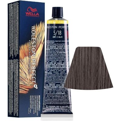 Wella, Haarfarbe, Dauerfärbung Koleston Me Nº 5/18 60 ml (5/18) Wella, Haarfarbe, Dauerfärbung Koleston Me Nº 5/18 60 ml (5/18)