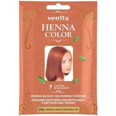Venita, Conditioner, - Henna Color Herbal Coloring Conditioner From Natural Henna 7 Copper 25G Venita, Conditioner, - Henna Color Herbal Coloring Conditioner From Natural Henna 7 Copper 25G