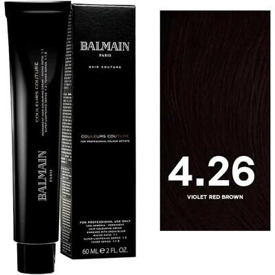 Balmain, Haarfarbe, Couleurs Couture Permanent Haarfarbe (4.26 Violett-Rot-Braun) Balmain, Haarfarbe, Couleurs Couture Permanent Haarfarbe (4.26 Violett-Rot-Braun)