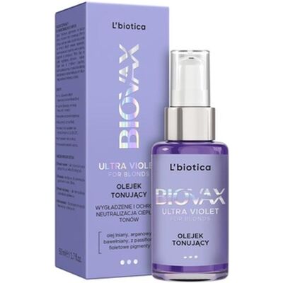 L´Biotica, Haaröl + Haarserum, Biovax Ultra Violet For Blonds Toning Oil 50ml Hair Care (50 ml) L´Biotica, Haaröl + Haarserum, Biovax Ultra Violet For Blonds Toning Oil 50ml Hair Care (50 ml)