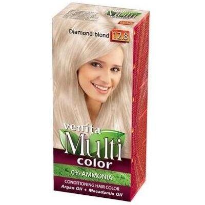 Venta, Haarfarbe, Venita Multicolor Hair Dye 12.8 Diamondonde 100Ml (Blond) Venta, Haarfarbe, Venita Multicolor Hair Dye 12.8 Diamondonde 100Ml (Blond)