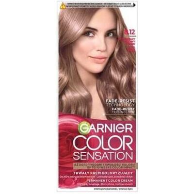 Garnier, Haarfarbe, Color Sensation Creme farba do włosów 8.12 Opalizujący Różowy Blond (Opalisierend Rosa Blond) Garnier, Haarfarbe, Color Sensation Creme farba do włosów 8.12 Opalizujący Różowy Blond (Opalisierend Rosa Blond)