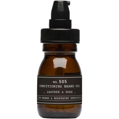Depot, Bartpflege, - No. 505 Conditioning Beard Oil - Leather & Wood (30 ml) Depot, Bartpflege, - No. 505 Conditioning Beard Oil - Leather & Wood (30 ml)