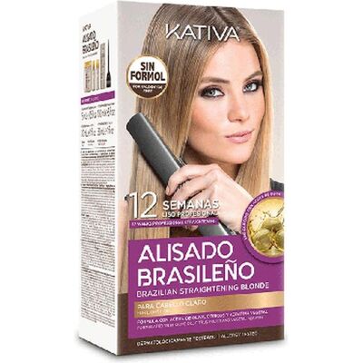 Kativa, Haarfarbe, Alisado Brasileno Blonde Kit Kativa, Haarfarbe, Alisado Brasileno Blonde Kit
