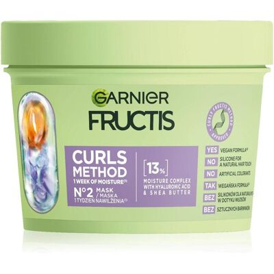 Garnier, Haarmaske, Fructis Curls Method Hair Mask For Curly Hair 370ml (370 ml) Garnier, Haarmaske, Fructis Curls Method Hair Mask For Curly Hair 370ml (370 ml)