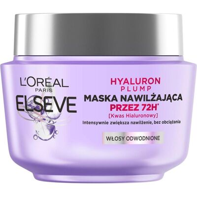 L'Oréal Paris, Haarmaske, L'Oreal Elseve Hyaluron Plump Moisturizing Mask For Dehydrated Hair 300Ml (300 ml) L'Oréal Paris, Haarmaske, L'Oreal Elseve Hyaluron Plump Moisturizing Mask For Dehydrated Hair 300Ml (300 ml)