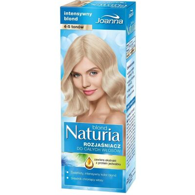 Joanna, Haarfarbe, Naturiaond Lightener For Whole Hair 4-5 Tones (Blond) Joanna, Haarfarbe, Naturiaond Lightener For Whole Hair 4-5 Tones (Blond)