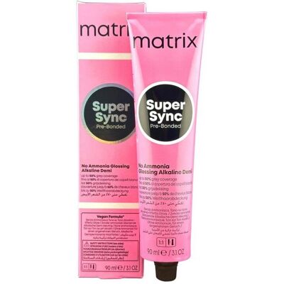 Matrix Super Sync Ash Black Haarkleuring - Demi-Permanent Matrix Super Sync Ash Black Haarkleuring - Demi-Permanent