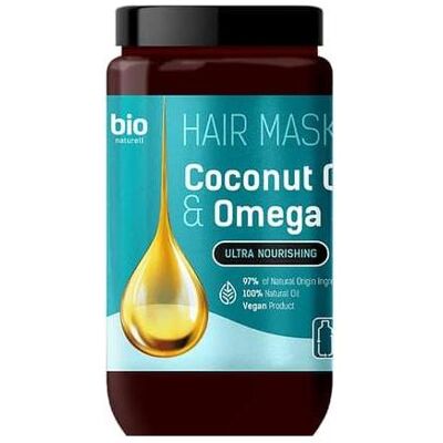 Bio Naturell, Haarmaske, Hair Mask With Coconut Oil And Omega 3 946 Ml (946 ml) Bio Naturell, Haarmaske, Hair Mask With Coconut Oil And Omega 3 946 Ml (946 ml)