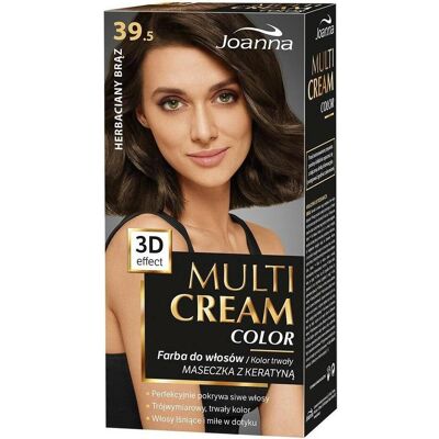 Joanna, Haarfarbe, Multi Cream Color Hair Dye 39.5 Tea Brown (39.5 Tea Brown) Joanna, Haarfarbe, Multi Cream Color Hair Dye 39.5 Tea Brown (39.5 Tea Brown)