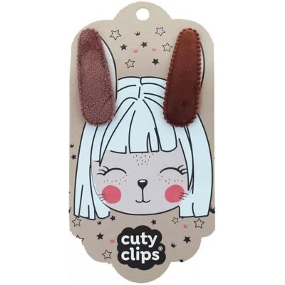 Ty, Haarklammer + Haarclips, Cuty Snails Kids Hair Clips Bunny Ears Brown (2 Stk.) Ty, Haarklammer + Haarclips, Cuty Snails Kids Hair Clips Bunny Ears Brown (2 Stk.)