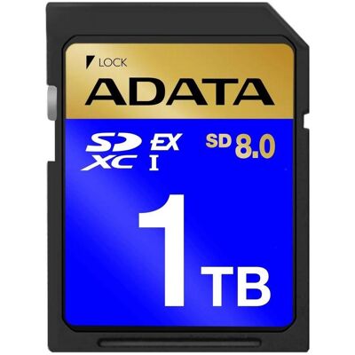 Adata SD 1TB Premier Extreme SD 8.0 (1000 GB, SDXC, U3, UHS-I), Speicherkarte, Schwarz Adata SD 1TB Premier Extreme SD 8.0 (1000 GB, SDXC, U3, UHS-I), Speicherkarte, Schwarz