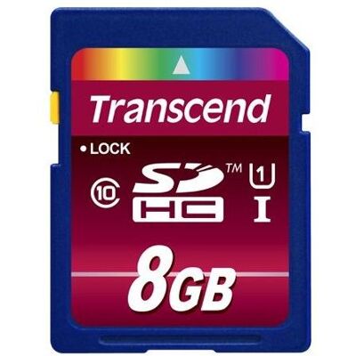 Transcend Sdhc Ultimate 600x (8 GB, SDHC, U1, UHS-I), Speicherkarte, Blau Transcend Sdhc Ultimate 600x (8 GB, SDHC, U1, UHS-I), Speicherkarte, Blau