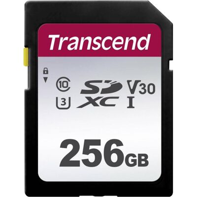 Transcend SDC300S (256 GB, SDXC, UHS-I), Speicherkarte, Schwarz Transcend SDC300S (256 GB, SDXC, UHS-I), Speicherkarte, Schwarz