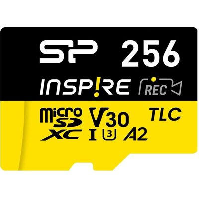 Silicon Power Scheda MicroSDXC Classe Inspire 10 A2 V30 con Lettore Type-C (256 GB, microSDXC), Speicherkarte, Schwarz Silicon Power Scheda MicroSDXC Classe Inspire 10 A2 V30 con Lettore Type-C (256 GB, microSDXC), Speicherkarte, Schwarz