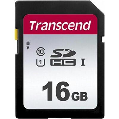 Transcend SDC300S (16 GB, SDHC, U1, UHS-I), Speicherkarte, Schwarz Transcend SDC300S (16 GB, SDHC, U1, UHS-I), Speicherkarte, Schwarz