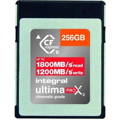 Integral UltimaPro X2 - 256GB CFexpress Speicherkarte - Profi-Performance Integral UltimaPro X2 - 256GB CFexpress Speicherkarte - Profi-Performance