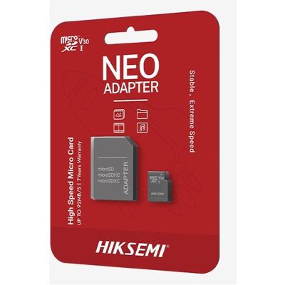 Hiksemi 128GB MicroSDXC Speicherkarte - Klasse 10, UHS-I, Adapter Hiksemi 128GB MicroSDXC Speicherkarte - Klasse 10, UHS-I, Adapter