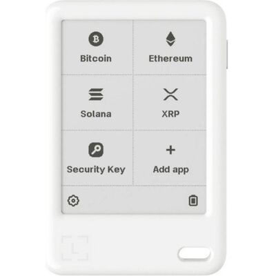 Ledger Nano Gen 5 inkl. Recovery Key - Glacier White, Crypto Wallet, Weiss Ledger Nano Gen 5 inkl. Recovery Key - Glacier White, Crypto Wallet, Weiss