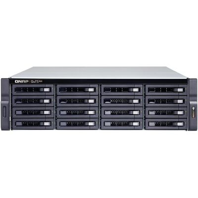 QNAP TS-h1683XU-RP-E2236-128G (0 TB), NAS, Schwarz QNAP TS-h1683XU-RP-E2236-128G (0 TB), NAS, Schwarz