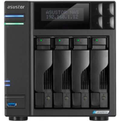 Asustor Lockerstor 4 Gen2, NAS 4 Bay, NAS, Schwarz Asustor Lockerstor 4 Gen2, NAS 4 Bay, NAS, Schwarz